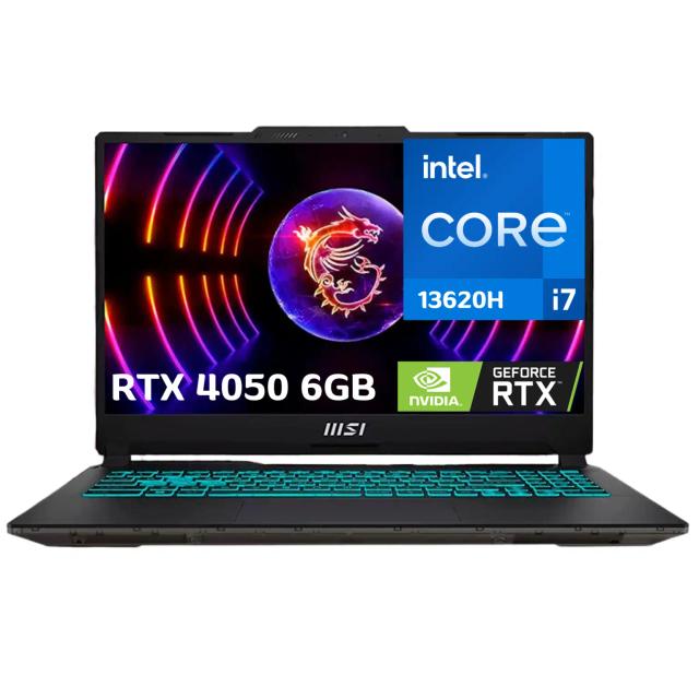 LAPTOP MSI 15 INTEL CORE I7 13620H 16GB RAM 1TB SSD NVIDIA RTX 4050 6GB 15.6″