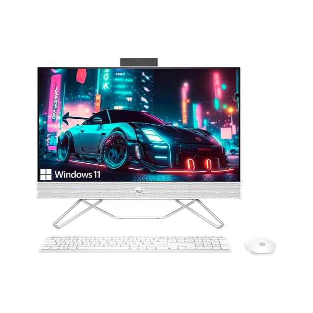 COP. HP AIO 24-cb1025la INTEL I5-1235U 8GB 512GB-M.2 23.8Inch BT HDMI 2USB WIN11H Silver