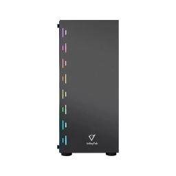 CASE INFINYTEK GAMER PRO-3306 BLACK 4 VENTILADORES ARGB SIN PS BLACK