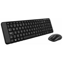 TECLADO-MOUSE COMBO LOGITECH NEGRO MK220 WIRELESS COMPACTO