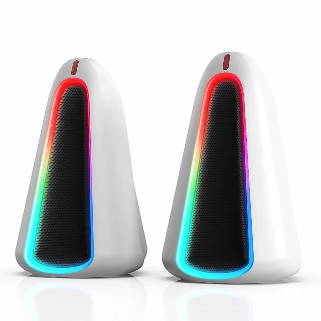  Parlantes PC Gaming MONKA SG-500 Zilla Stereo Iluminación RGB
