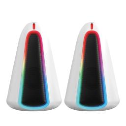  Parlantes PC Gaming MONKA SG-500 Zilla Stereo Iluminación RGB