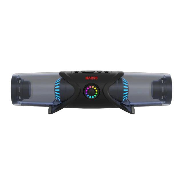 Barra de sonido Gaming MARVO SG-100 Wireless & cableado BT V.5.0 iluminación RGB