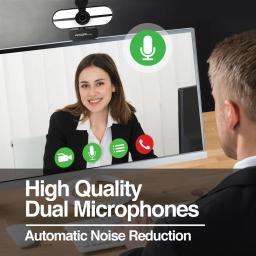 WEB CAM ARGOM FULL HD 1080P WITH MICROPHONE - LED CAM45