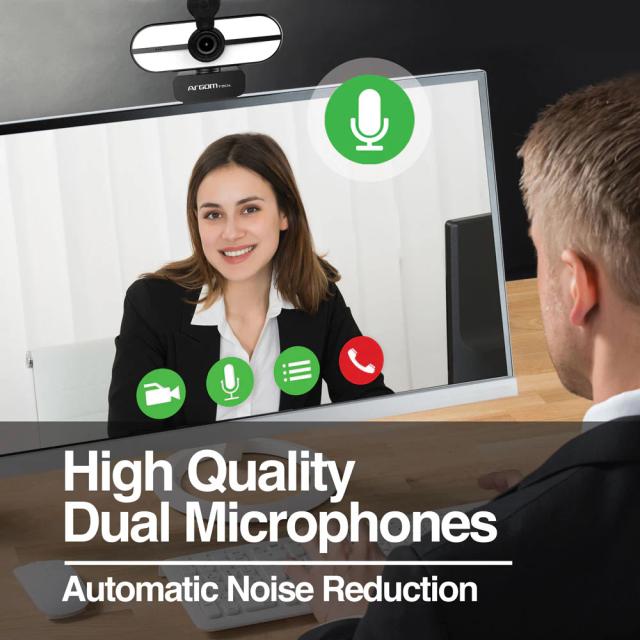 WEB CAM ARGOM FULL HD 1080P WITH MICROPHONE - LED CAM45