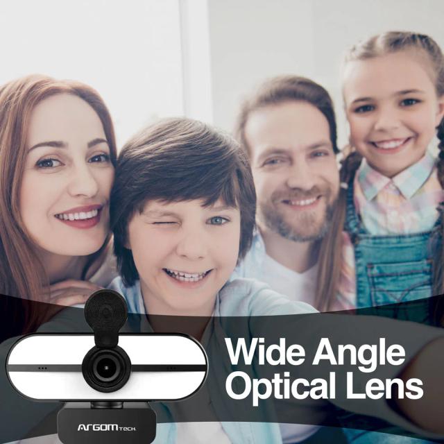 WEB CAM ARGOM FULL HD 1080P WITH MICROPHONE - LED CAM45
