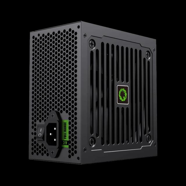 Fuente de Poder GAMEMAX GE-500 BK 500Watts Alta eficiencia 80+ 12CM Ventilador ATX