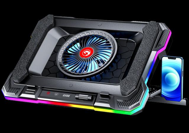 Base de Enfriamiento para Laptop MARVO Atlas 43 RGB (10 modos) hasta 19" 