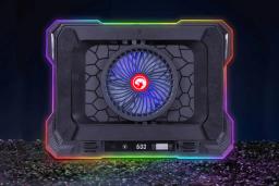 Base de Enfriamiento para Laptop MARVO Atlas 43 RGB (10 modos) hasta 19" 