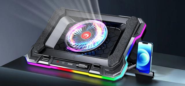 Base de Enfriamiento para Laptop MARVO Atlas 43 RGB (10 modos) hasta 19" 