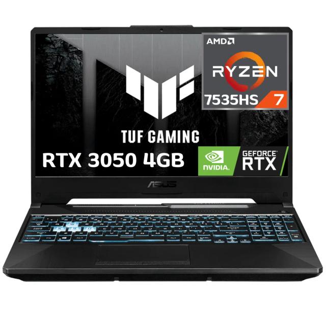 Laptop Asus Tuf A15 Amd Ryzen 7 7435hs Ram 16gb Ssd 512gb 15.6 Fhd 144hz Rtx 3050 4gb 