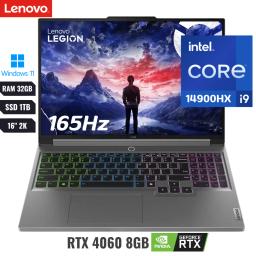 Laptop Lenovo Legion Intel Core I9 14900hx (14va) Ram 32gb Ssd 1tb Rtx™ 4060 8gb 16″ 165hz