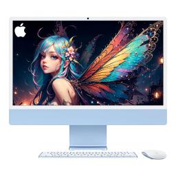 APPLE IMAC AIO M4 10-Core 16GB 256GB-SSD 24Inch-4.5K BT WIFI CAM