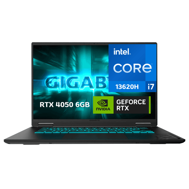 Laptop Gigabyte A16 Intel Core I7-13620h (13va) 16gb Ram 512gb ssd Rtx 4050 6gb 15.6