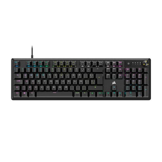 TECLADO CORSAIR K70 CORE MECANICO WIRED FOR GAMING RGB SP Black