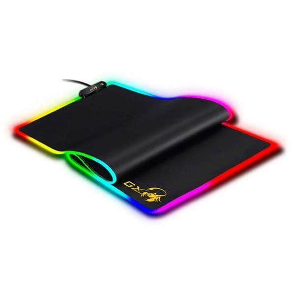 MOUSE PAD GENIUS GX-PAD 800S RGB GAMING, ANTIDESLIZANTE/ ILUMINADO / 800 X 300 X 3MM / USB