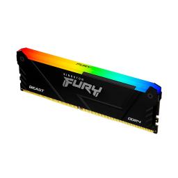 RAM DIMM KINGSTON FURY 16GB 3200MHZ DDR4 CL16 NON ECC RGB 1.35V BLACK