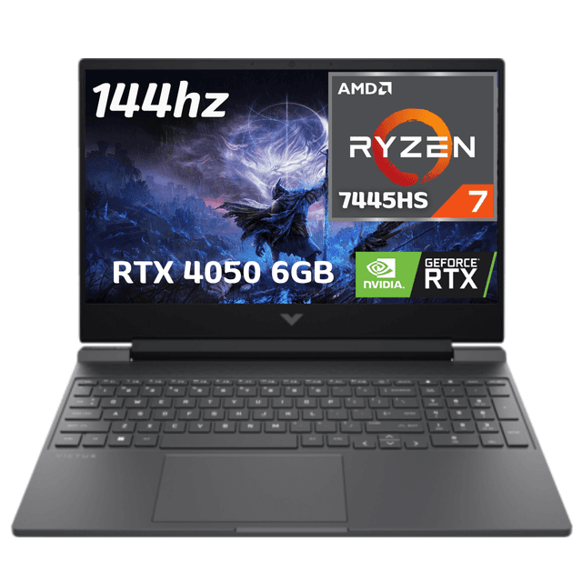 Laptop Hp Victus Amd Ryzen 7 7445hs 16 Gb Ram 512Gb ssd Full Hd Rtx 4050 6gb 15.6″ 144hz