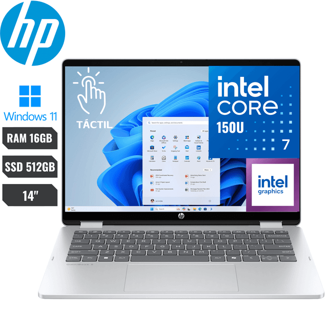 Laptop Hp Omnibook 5 Flip 14 Intel Ultra Core 7 150u Ram 16gb Ssd 512gb 14″