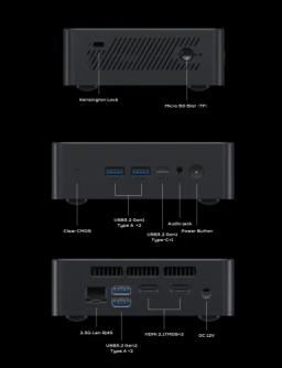 Computador Mini CPU ENV AMD Ryzen™ 5 3500U 16GB 512GB SSD NVMe Windows 11 Home
