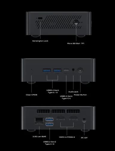 Computador Mini CPU ENV AMD Ryzen™ 5 3500U 16GB 512GB SSD NVMe Windows 11 Home