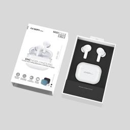 Auriculares inalámbricos estéreo Bluetooth SkeiPods E72 con cancelación de ruido ENC