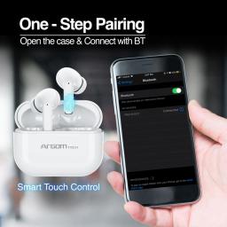 Auriculares inalámbricos estéreo Bluetooth SkeiPods E72 con cancelación de ruido ENC